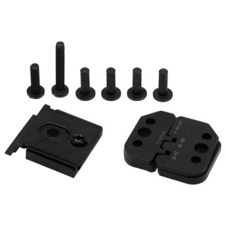 TE Connectivity Pro-Crimper III Crimp Die Set for Universal MATE-N-LOK, Insulated, Black 90548-2