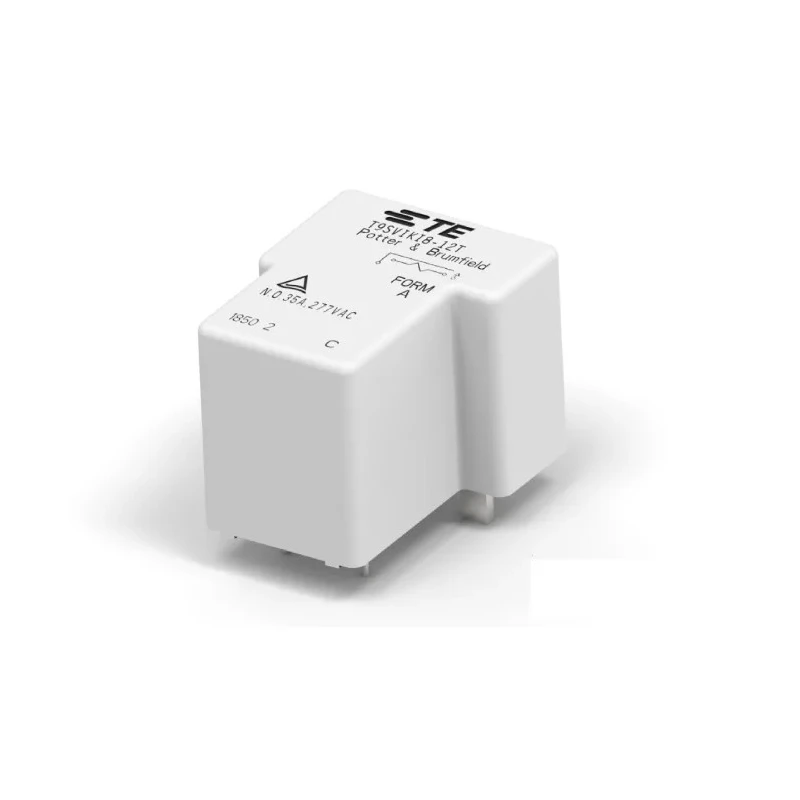 TE Connectivity PCB Power Relay, 12V DC Coil, 35A Switching Current, SPST, PCB Mount T9SV1K18-12T