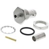 Telegartner BNC Series Panel Mount Female BNC Coaxial Connector, 50 Ω, Straight, Crimp, Nickel/Gold, J01001A1379