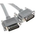 RS PRO Male GPIB to Male RS232 Parallel Cable, 4 m, IEEE 488, PVC Grey Sheath, 300V RS232