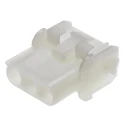 TE Connectivity Universal MATE-N-LOK Female Connector Housing, 6.35 mm Pitch, 3 Way, 1 Row, Panel Mount, Nylon 1-480701