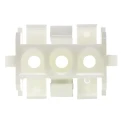TE Connectivity Universal MATE-N-LOK Female Connector Housing, 6.35 mm Pitch, 3 Way, 1 Row, Panel Mount, Nylon 1-480701