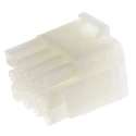 TE Connectivity Universal MATE-N-LOK Male Connector Housing, 12 Way, 3 Row, Panel Mount, 6.35 mm Pitch, Nylon 1-480708