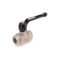 Norgren Nickel Plated Brass 2-Way Ball Valve, Threaded 1/2 inch, 12 bar, 200°C, ISO 5211, 60 Series 602113148EX
