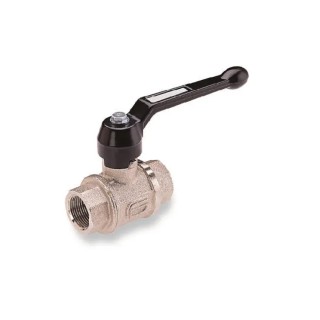 Norgren Nickel Plated Brass 2-Way Ball Valve, Threaded 1/2 inch, 12 bar, 200°C, ISO 5211, 60 Series 602113148EX