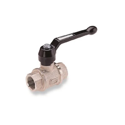 Norgren Nickel Plated Brass 2-Way Ball Valve, Threaded 1/2 inch, 12 bar, 200°C, ISO 5211, 60 Series 602113148EX