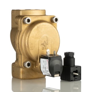 Buschjost Solenoid Valve Brass 2 Port NC 24V DC G1-1/2, 40mm Orifice, 10 Bar, ATEX, 8240600.9101.02400