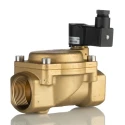 Buschjost Solenoid Valve Brass 2 Port NC 24V DC G1-1/2, 40mm Orifice, 10 Bar, ATEX, 8240600.9101.02400