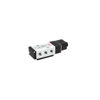 Norgren 5/2 Solenoid/Spring Spool Valve, G 97300 Series, 1/4 in Port, 230V AC/24V DC, Anodised Aluminium 9730000000000000