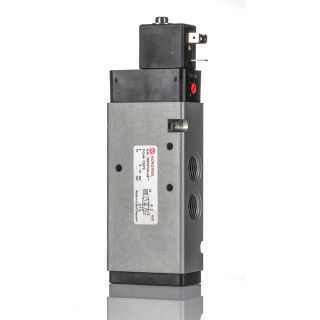 Norgren Pneumatic Solenoid Valve 5/2 Inline Mount 24V Aluminium Body V62C513A-A213J