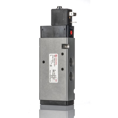 Norgren Pneumatic Solenoid Valve 5/2 Inline Mount 24V Aluminium Body V62C513A-A213J