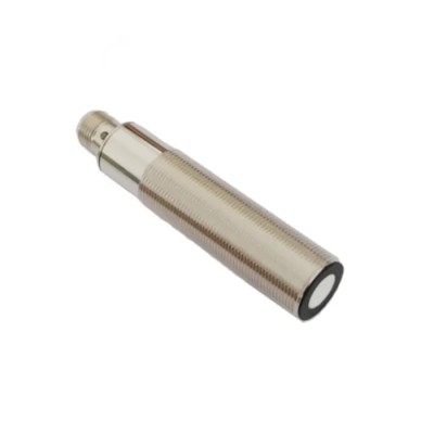 RS PRO Threaded Barrel Ultrasonic Proximity Sensor, M18, 300mm Sensing Range, 200mA, PNP, 30V DC, IP67, Brass 218-1172