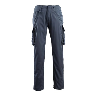 Mascot Workwear Ingolstadt Unisex Trousers Navy, Polyester Cotton, Leg Length 82cm, Waist 39 in, Size 48 16179-230-010 82C54