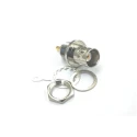 RS PRO Panel Mount BNC Coaxial Connector, Female, 50 Ω, Solder, Nickel Plated, Straight Body 218-4247
