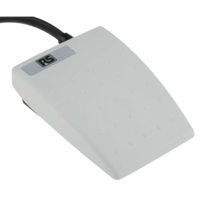 RS PRO General Purpose Momentary Foot Switch, SPCO, Thermoplastic, 3A 250V AC, Grey 218-4267