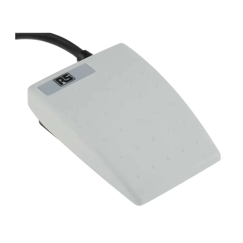 RS PRO General Purpose Momentary Foot Switch, SPCO, Thermoplastic, 3A 250V AC, Grey 218-4267