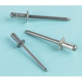Avdel Stainless Steel Blind Rivet 4.8mm Diameter, Dome Head, 18.7mm Length 01663-00619