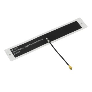 Molex Square Omni-Directional Telemetry Antenna, U.FL/I-PEX MHF Connector, ISM Band, 87.4mm, Dipole, Adhesive 206764-0200