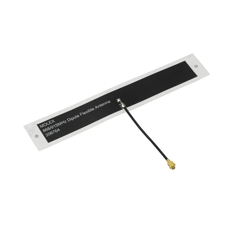 Molex Square Omni-Directional Telemetry Antenna, U.FL/I-PEX MHF Connector, ISM Band, 87.4mm, Dipole, Adhesive 206764-0200
