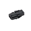Molex 2 Way Nylon Connector Housing, Black, 4.2mm Pitch, 26mm Length, Plug Type, Mini-Fit Series 200488-2002