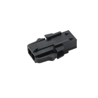 Molex 2 Way Nylon Connector Housing, Black, 4.2mm Pitch, 26mm Length, Plug Type, Mini-Fit Series 200488-2002