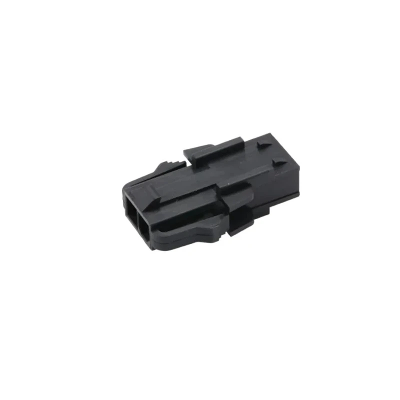 Molex 2 Way Nylon Connector Housing, Black, 4.2mm Pitch, 26mm Length, Plug Type, Mini-Fit Series 200488-2002
