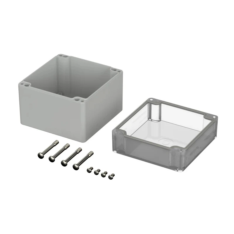 Bopla Polycarbonate General Purpose Enclosure Light Grey, IP66, 150x122x120 mm, Shielded, 