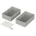 Bopla Euromas Series Light Grey Polycarbonate General Purpose Enclosure IP66 , 150x160x250 mm