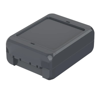 Bopla Bocube Series Flanged Polycarbonate General Purpose Enclosure, Graphite Grey, Grey Lid 96012144 B 100804 PC-V0-7024
