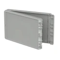 Bopla Flanged Bocube Series Polycarbonate General Purpose Enclosure, IP66/IP68, 271x170x40mm 96016345 B 261704 PC-V0-7035