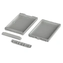 Bopla Flanged Bocube Series Polycarbonate General Purpose Enclosure, IP66/IP68, 271x170x40mm 96016345 B 261704 PC-V0-7035