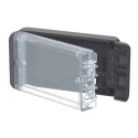 Bopla Flanged Bocube Series Polycarbonate General Purpose Electrical Enclosure, IP66 & IP68 96023144 B 140804 PC-V0-G-7024