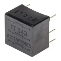 Schaffner Through Hole Pulse Transformer , 1:1:1 Turns Ratio, 2.5 mH Primary Inductance, 0.8Ω Primary Resistance, 1A IT243