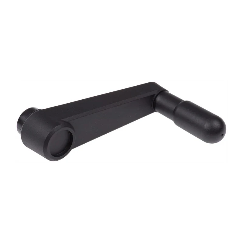 Elesa Polyamide Crank Handle 100 mm Radius, Glass Reinforced Polymer, Steel Insert 44313