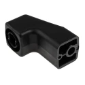 Elesa Matt Black Aluminium Arch Handle, 324 mm Length, 78 mm Height, 38 mm Width, Model 37701