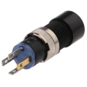 EAO Series 18 Push Button Switch 8mm Cutout SPST-NO Gold Contacts Panel Mount 18-137.035