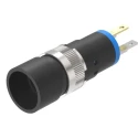 EAO Series 18 Push Button Switch 8mm Cutout SPST-NO Gold Contacts Panel Mount 18-137.035