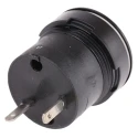 EAO Push Button Switch, Black, Button Actuator, IP67, Panel Mount 84.0202.4R