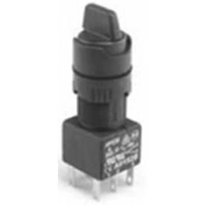 APEM Modular Switch Body Square Rotary Short Lever Operator, Rectangular Push Button, Latching, 250V AC, IP40/IP65 A019405