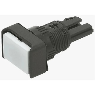 APEM Modular Switch Body Rectangular Momentary Flush IP65, Black, for A01 Series A0102Y