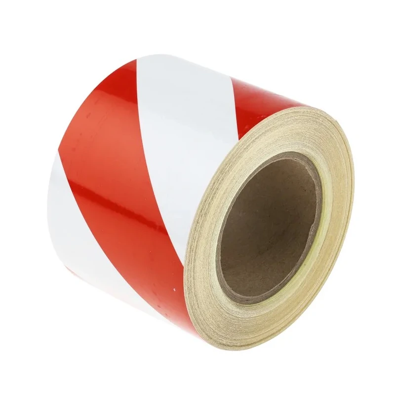 RS PRO Red White Reflective Tape Aluminium Foil 100mm x 25m 219-7904
