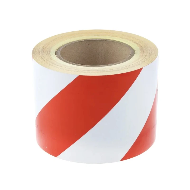 RS PRO Red White Reflective Tape Aluminium Foil 100mm x 25m 219-7904