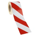 RS PRO Red White Reflective Tape Aluminium Foil 100mm x 25m 219-7904