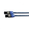 Van Damme 2 Core Speaker Cable Blue 20m Polyvinyl Chloride Jacket Stranded Copper Conductors 102672363