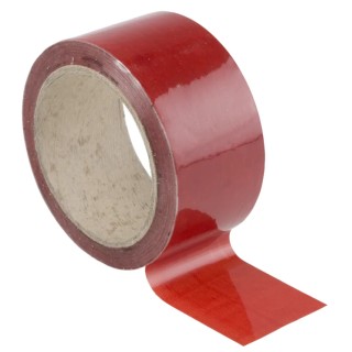 RS PRO Red Vinyl Pipe Marking Tape, 50mm Width x 33m Length, -40°C to 70°C, 866-349