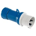 Schneider Electric Mureva Cable Mount Closure Plug 2P+PE, 16A, 200/250V, IP44, Grey, Straight, 