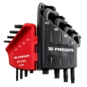 Facom 8-Piece L-Shape Torx Key Set, Compact Case, T10–T45, 89.JP8A