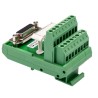 Phoenix Contact FLKM-D15 SUB/B Series 15-Contact Female Interface Module, D-Sub Connector, DIN Rail, 2.5A 2281199
