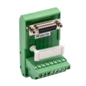 Phoenix Contact FLKM-D15 SUB/B Series 15-Contact Female Interface Module, D-Sub Connector, DIN Rail, 2.5A 2281199