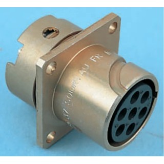 Souriau Sunbank by Eaton Circular Connector, 12 Contacts, Panel Mount, 40A, Socket, Female, IP65, Aluminium, 2000V, 84043172